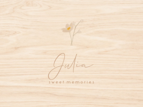 Memorybox baby stijlvol met bloem