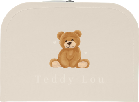 Geboortekoffertje met teddybeer