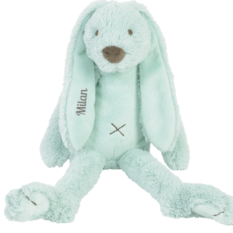 Happy Horse konijn Richie lagoon met geborduurde naam