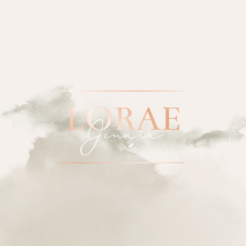 Geboortekaartje Taupe Beige Gewolkt Roséfolie