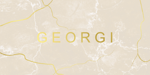 Geboortekaartje beige marmer look