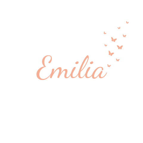 Geboorte kaartje Wit Roze Meisje Lief Vlinders