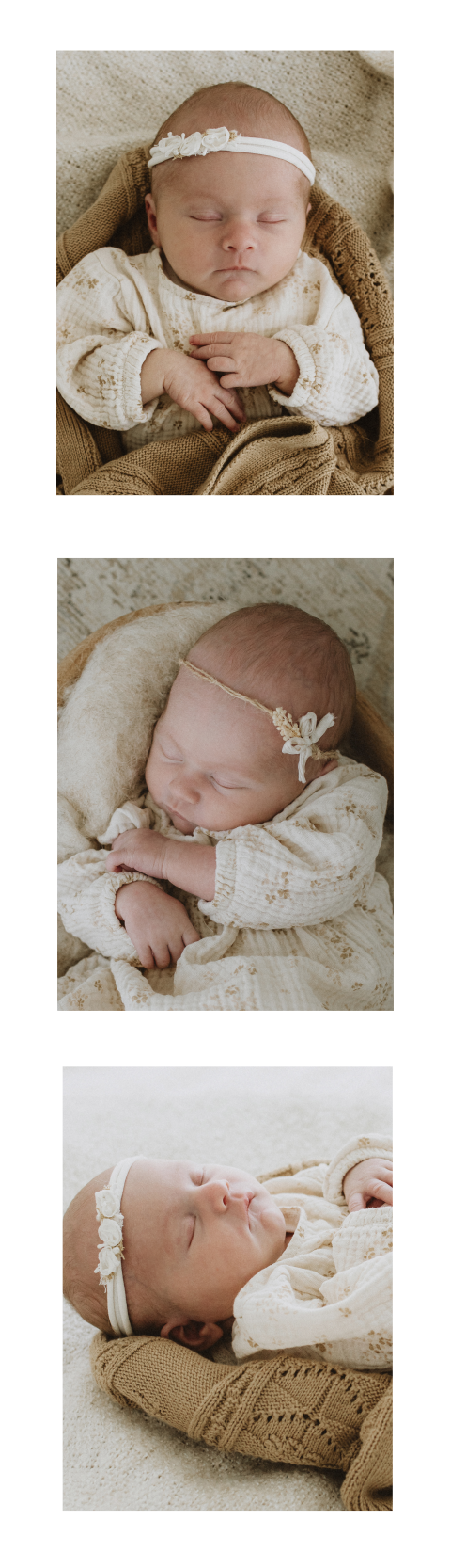 Fotostrip Vierkante kaart Babyfoto