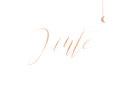 Geboortekaartje roséfolie wit maantje modern