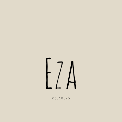 Geboortekaartje jongen beige neutraal