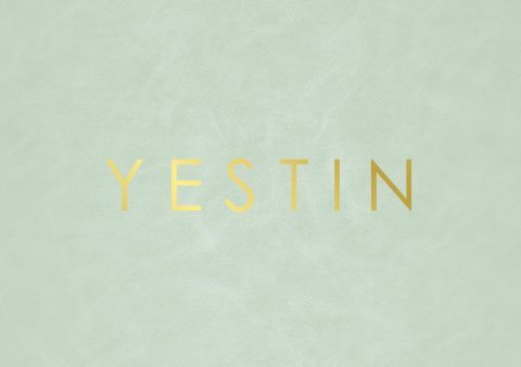 Geboortekaartje goudfolie mint groen jongen