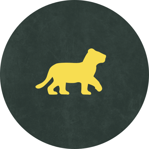 Sticker Sluitzegel Welpje Blauw