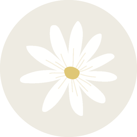 Labeltje Rond Madeliefje