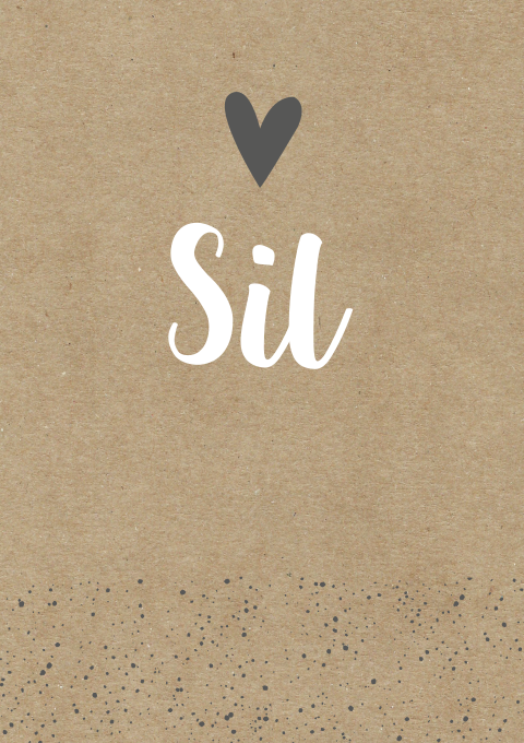 Geboortekaartje Jongen Kraft Stippen Stoer