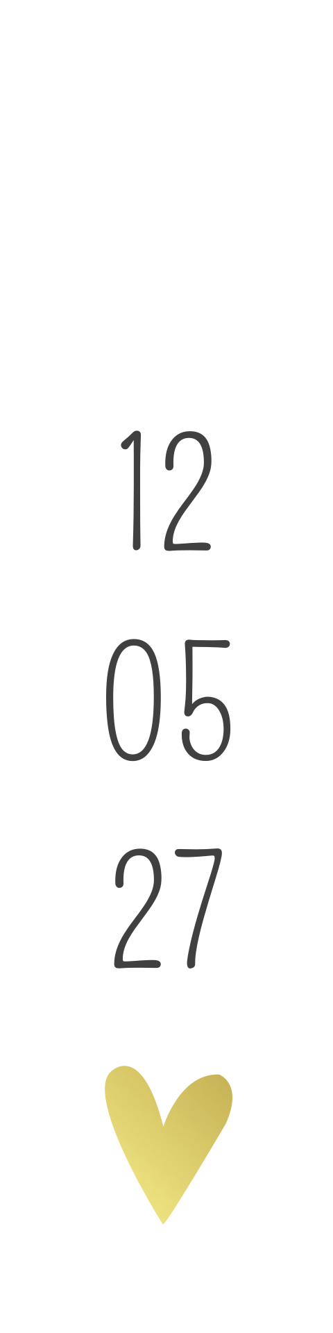 Label Small Geboortedatum Geboortekaartje wit