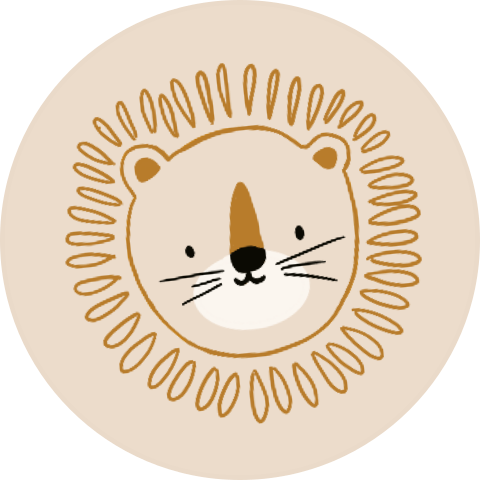 Sticker leeuw