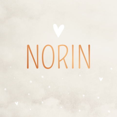 Geboortekaartje jongen beige neutraal