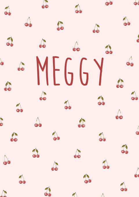 Geboortekaartje Meisje Kersen Fruit