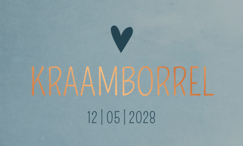 Label Kraamborrel Kraamfeest kaartje Geboorte Sep