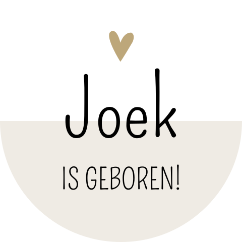 Raamsticker Joek