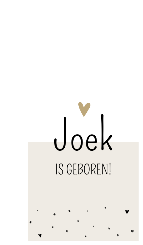 Geboortevlag Joek