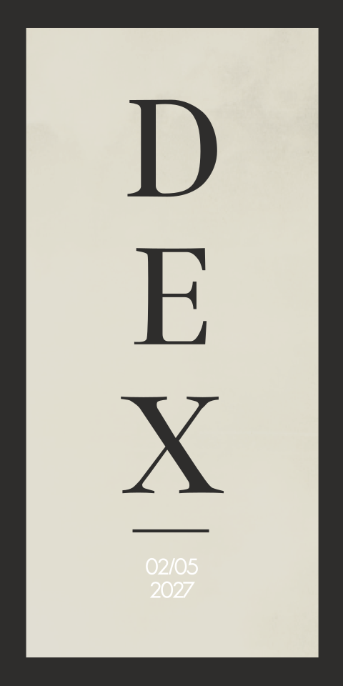 Geboortekaartje Jongen Stoer Beige Zwartrand