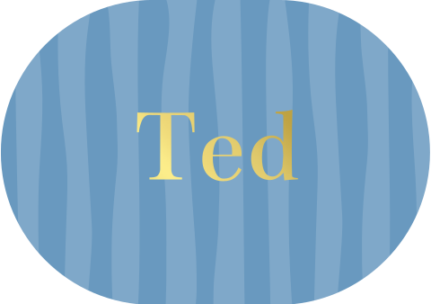 Geboortekaartje Goudfolie Ovaal Lijnen