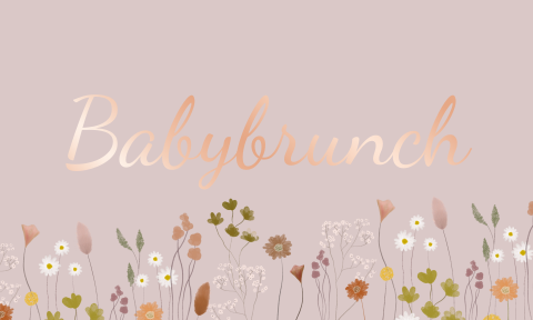 Label Kraamborrel Kraamfeest Geboorte Bloemetjes