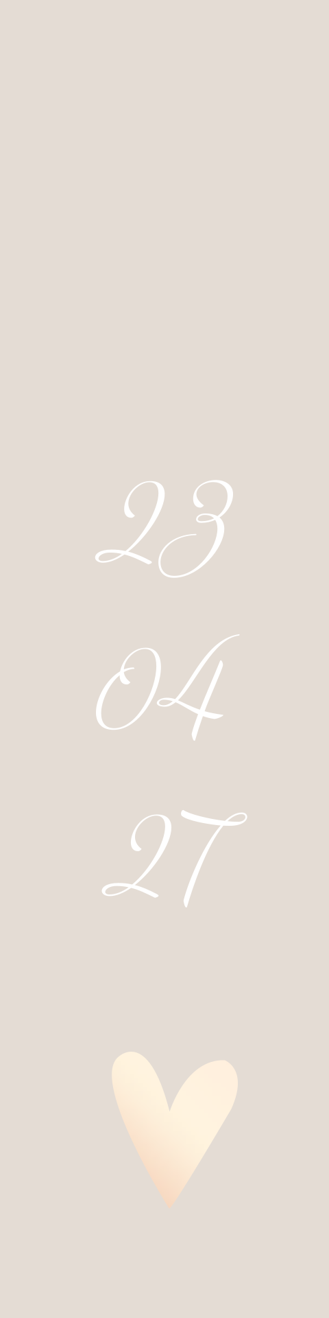 Label Small Geboortedatum beige rosé