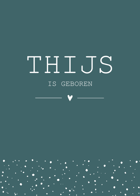 Tuinbord Geboortebord Thijsn