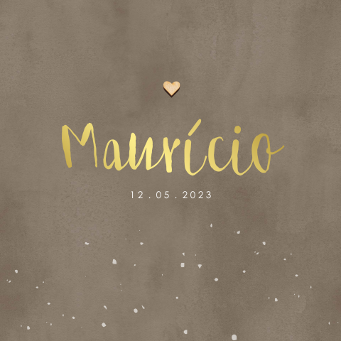 Geboortekaartje Mauricio