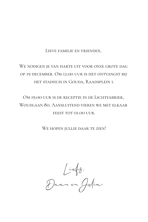 Kaart binnenkant