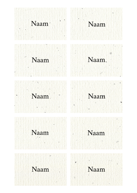 Naamkaartjes bruiloft vlekjes achtergrond