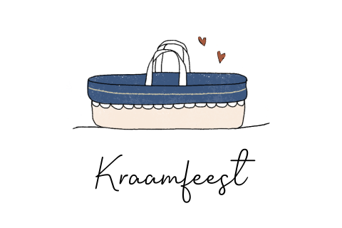 Kraamfeest kaartje mozes mandje jongen