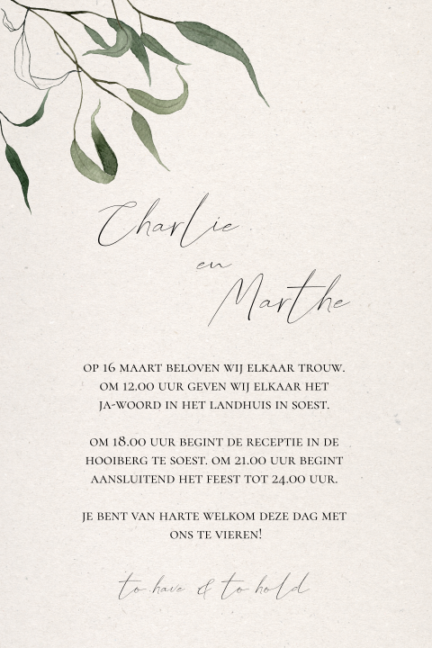 Kaart binnenkant