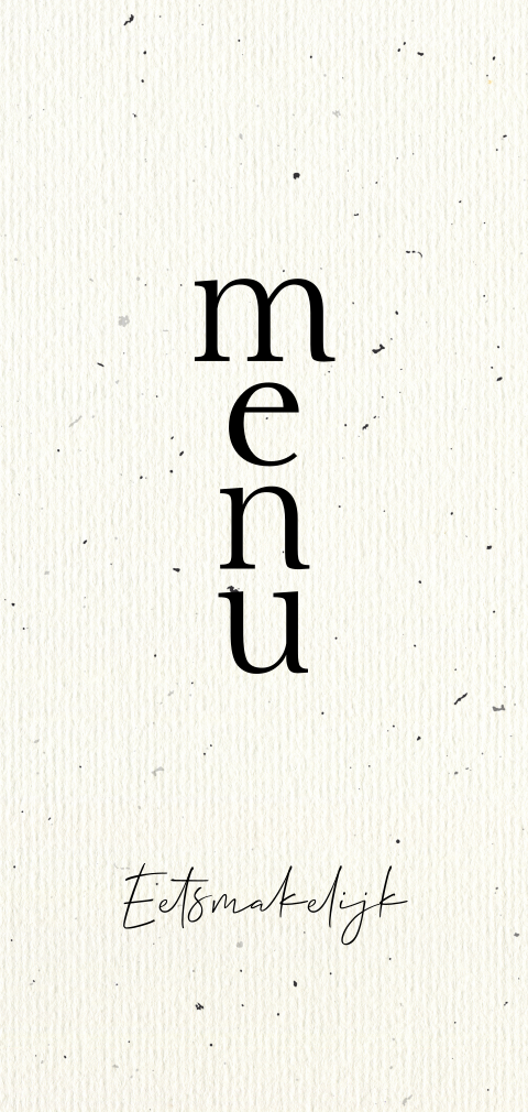 Menukaart bruiloft diner vlekjes achtergrond