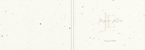 Gastenboek bruiloft modern vlekjes achtergrond monogram initialen