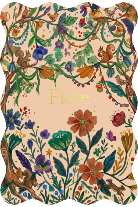 Geboortekaartje meisje kleurrijk bosdieren slingers