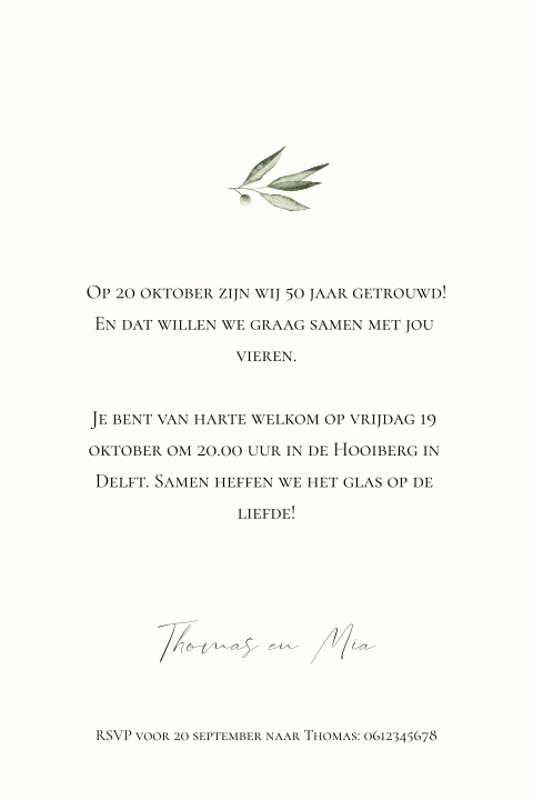 Kaart binnenkant