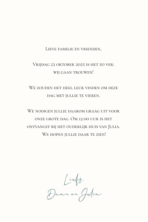 Kaart binnenkant