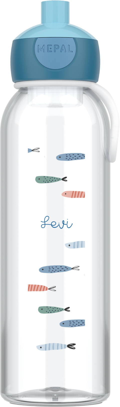 Mepal pop-up waterfles visjes met naam