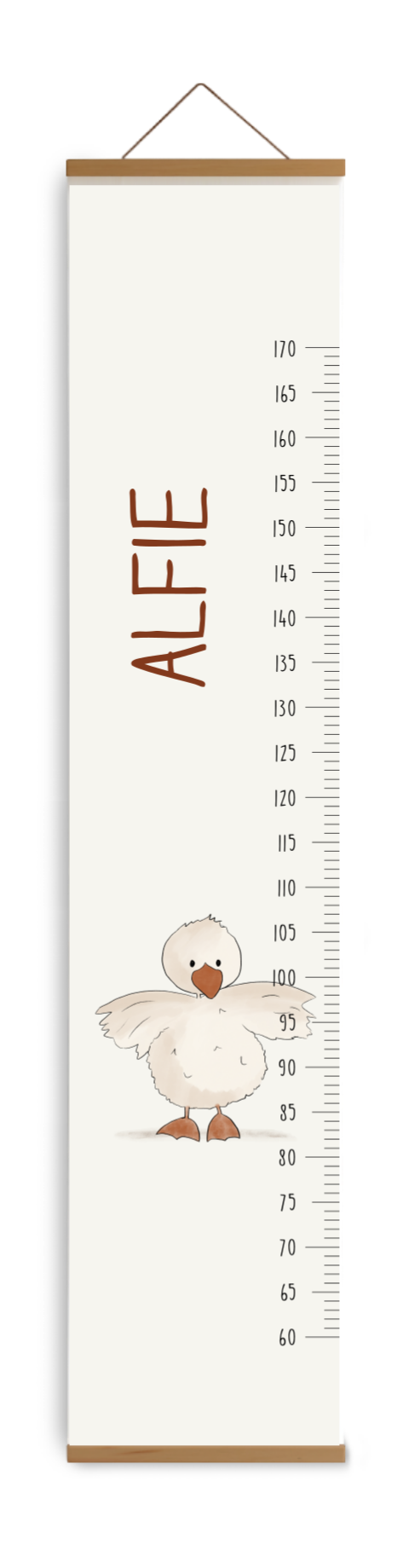 Groeimeter kuiken eendje