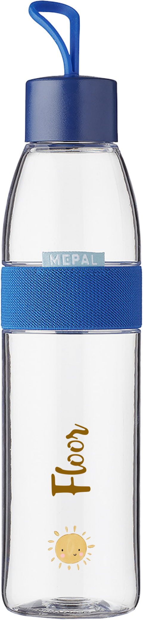 Mepal waterfles Ellipse zon met naam