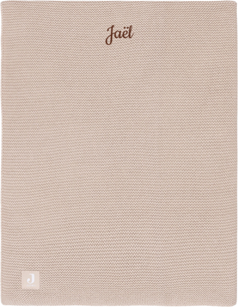 Jollein wiegdeken met naam vlot schuinschrift