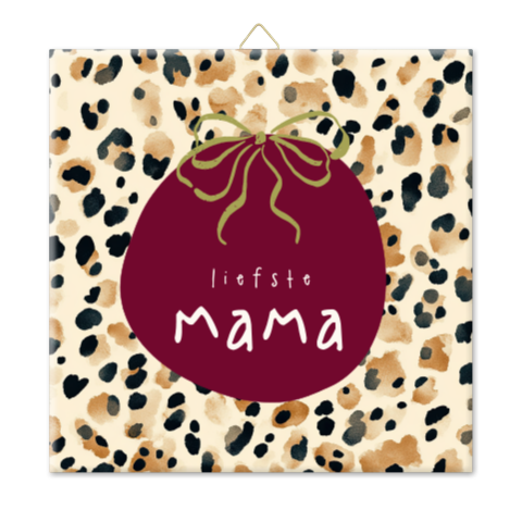 Tegel liefste mama panter strik