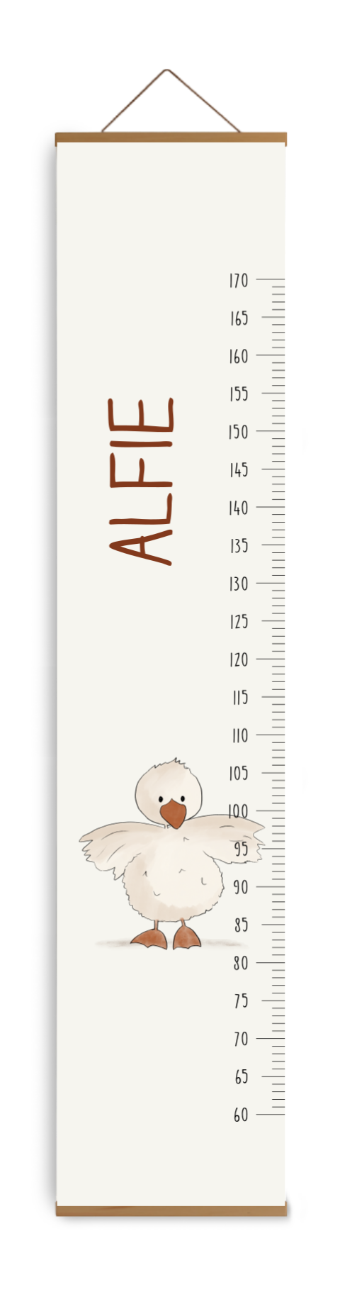 Groeimeter kuiken eendje