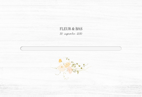 Enveloppendoos bruiloft pastel bloemen