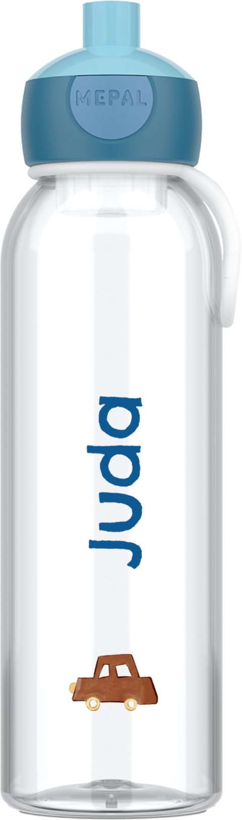 Mepal pop-up waterfles auto met naam