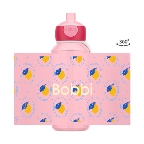 Mepal pop-up drinkfles citroenen met naam