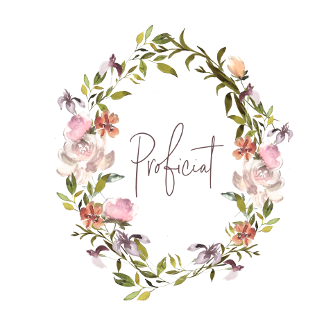 Verjaardagkaart met kransje van roze bloemen