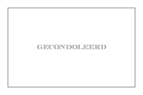 Christelijke condoleance kaart met kader