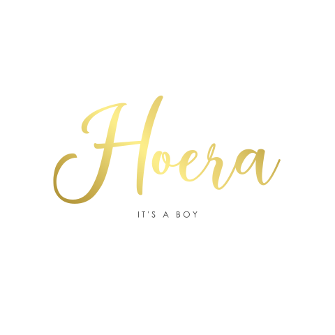 Luxe kaartje sturen geboorte jongen met goudfolie