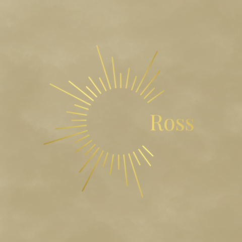 Minimalistisch geboortekaartje jongen met zon en goudfolie