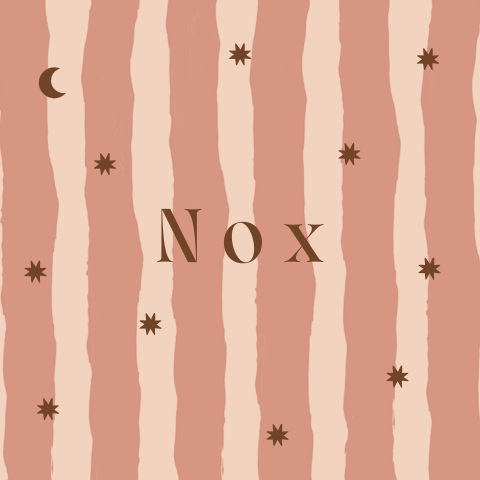 Geboortetegel met strepen en sterren