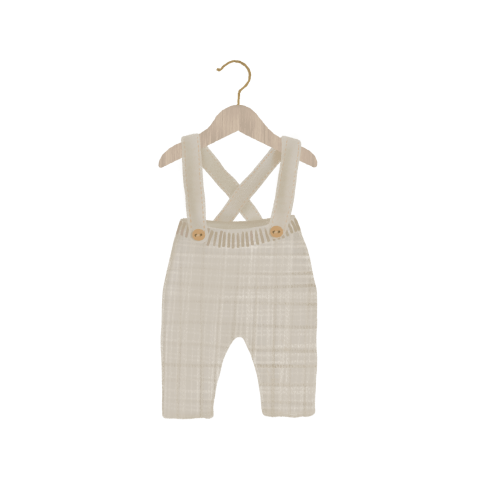 sluitzegel met geruit babypakje